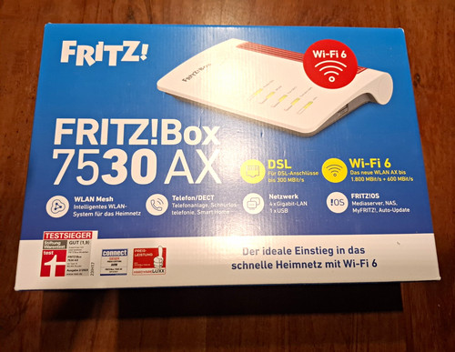 Fritz box 7530 nur 1 - ax, –