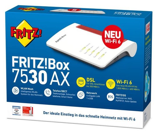 Fritz box 7530 dsl - wi-fi, 6